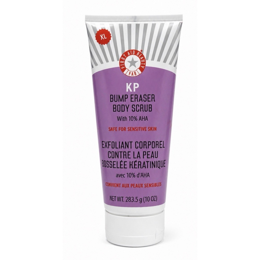 First Aid Beauty KP Bump Eraser Body Scrub - 10oz XL Size Sealed